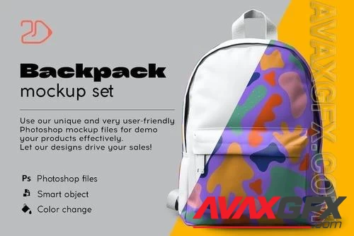 Backpack Mockup Set