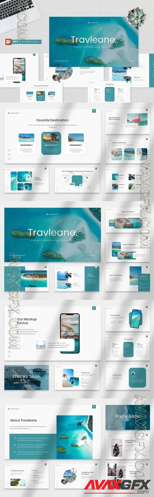 Travleane - Travel Presentation template