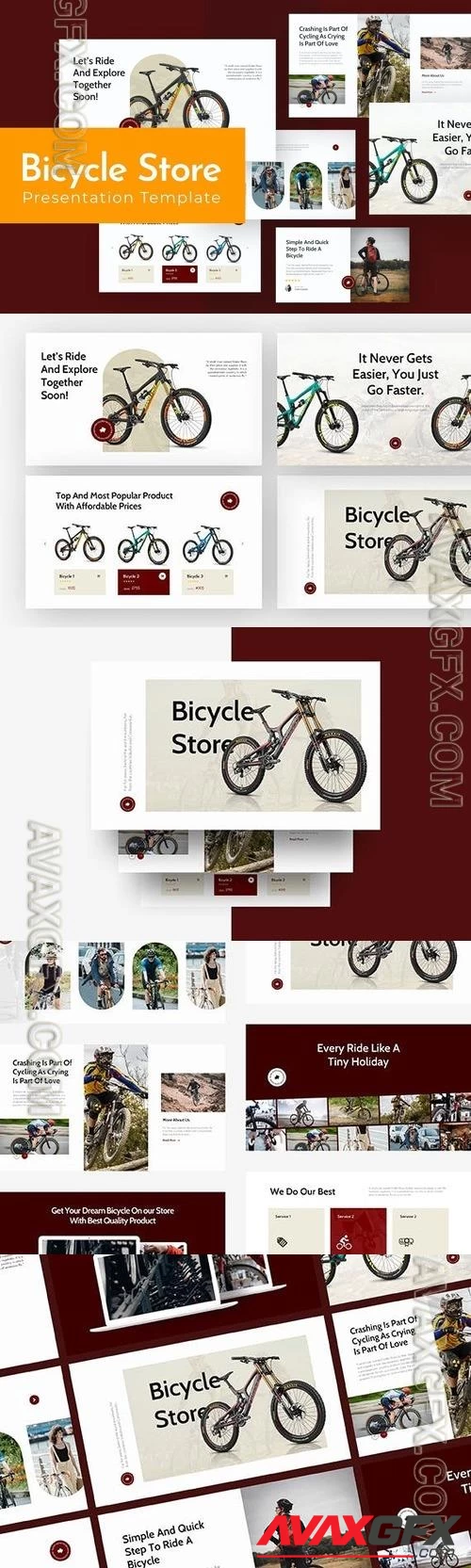 Bicycle Store Powerpoint Template