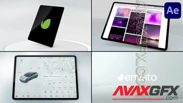 Clean Tablet Presentation for After Effects 48523100 Videohive