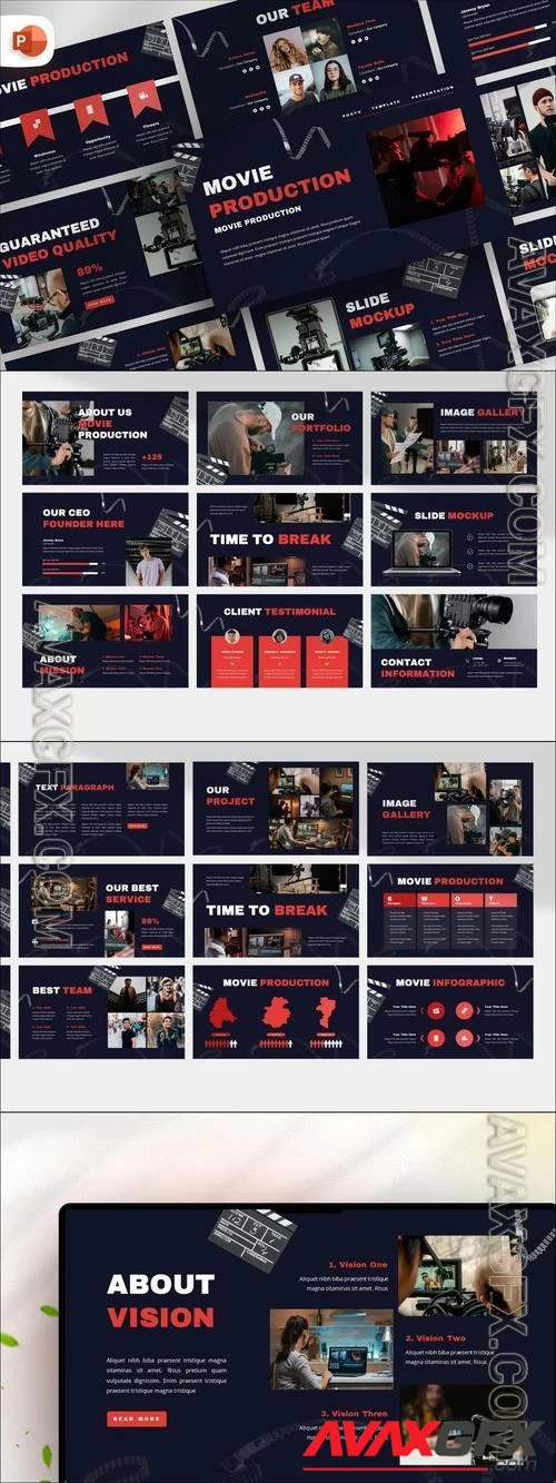 Movie Production PowerPoint Template