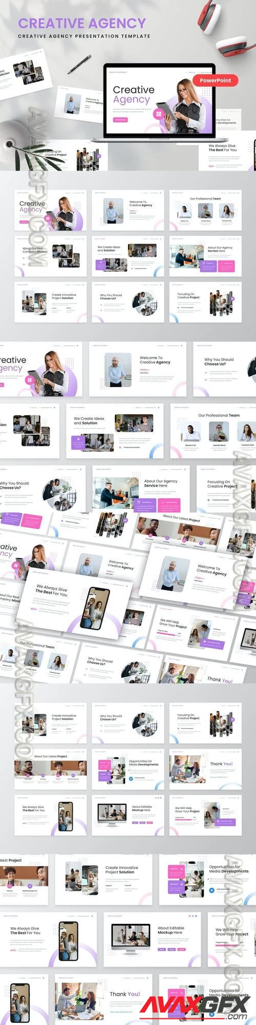 Creative Agency PowerPoint Template