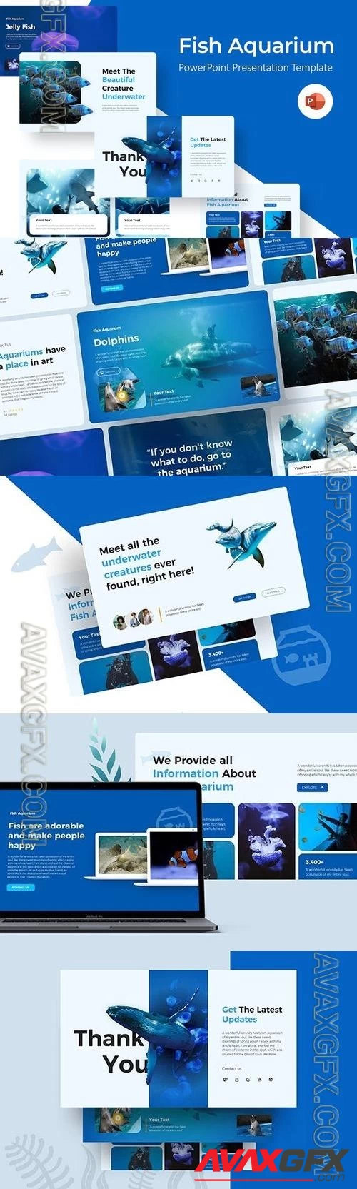 Fish Aquarium Store Powerpoint Template