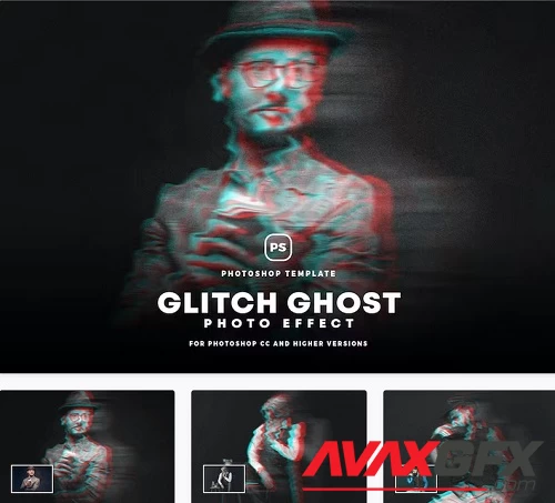 Glitch Ghost Photo Effect - M28HJL2