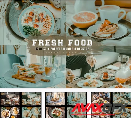 Fresh Food Lightroom Presets Mobile & Desktop - BYDVLBZ