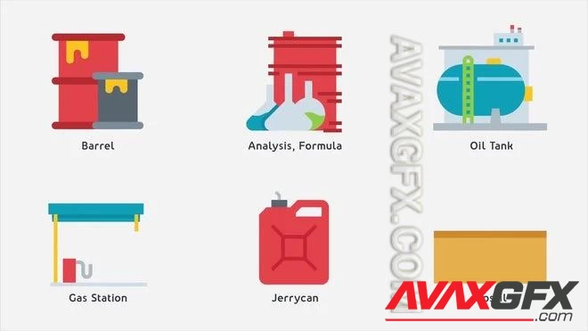 MA - Petroleum & Oil Animated Icons Pack 1567979