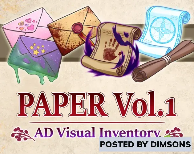 Unity 2D Ad Visual Inventory Paper Vol.1 v1.0