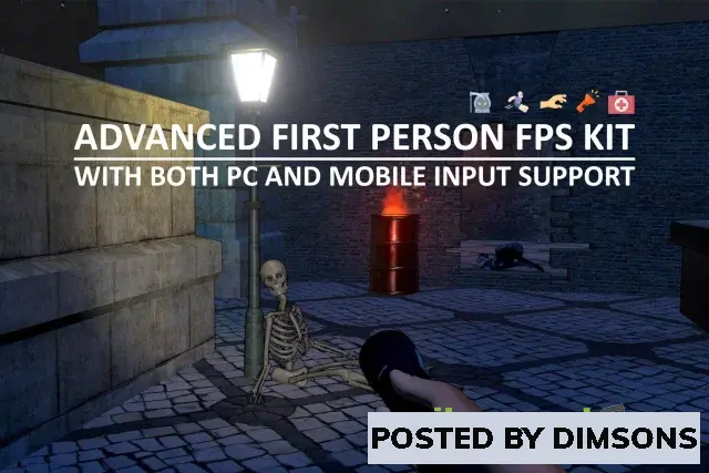 Unity Templates Advanced First Person Horror FPS Kit for Both Mobile & PC Platforms v2.0.0