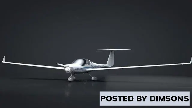 Aircraft Airplane HK36TC Diamond - 3D Model