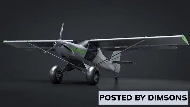 Aircraft Airplane Kit Fox S7 STI Titan C4D Rigged - 3D Model