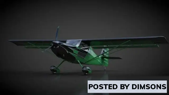 Aircraft Airplane Kit Fox Speedster Airshow - 3D Model