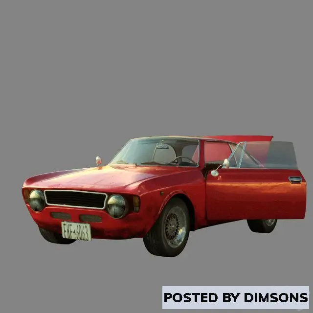 Vehicles, cars Alfa Romeo GT 1300 Junior - 3D Model