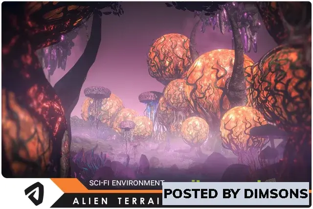 Unity 3D-Models Alien Terrain Pack v1.5.1