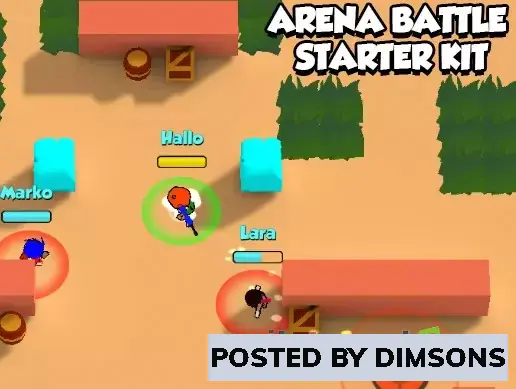 Unity 3D-Models Arena Battle Starter Kit