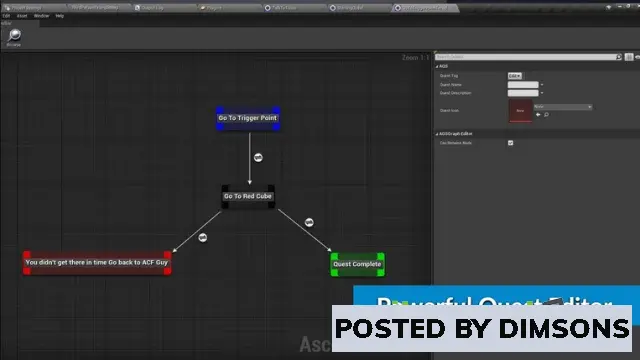 Unreal Engine Code Plugins Ascent Toolset (ATS) V 2.0 - Quests, Dialogues and State Machine v2 (5.3)