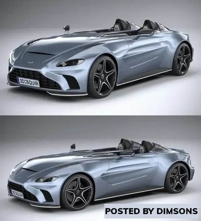 Vehicles, cars Aston Martin V12 Speedster 2021 - 3D Model