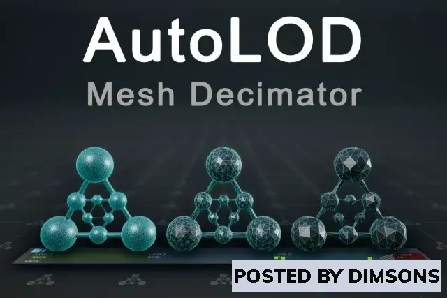 Unity Tools AutoLOD - Mesh Decimator v4.1.0