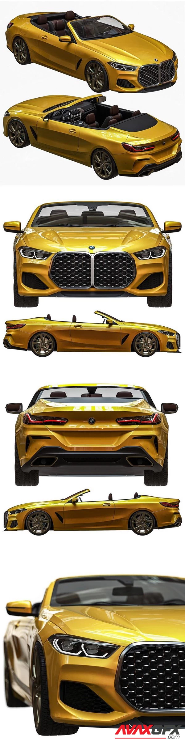 BMW M4 Cabrio 3D Model