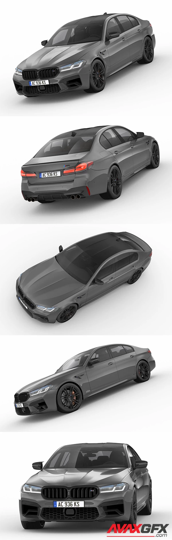 BMW M5 2021 3D Model