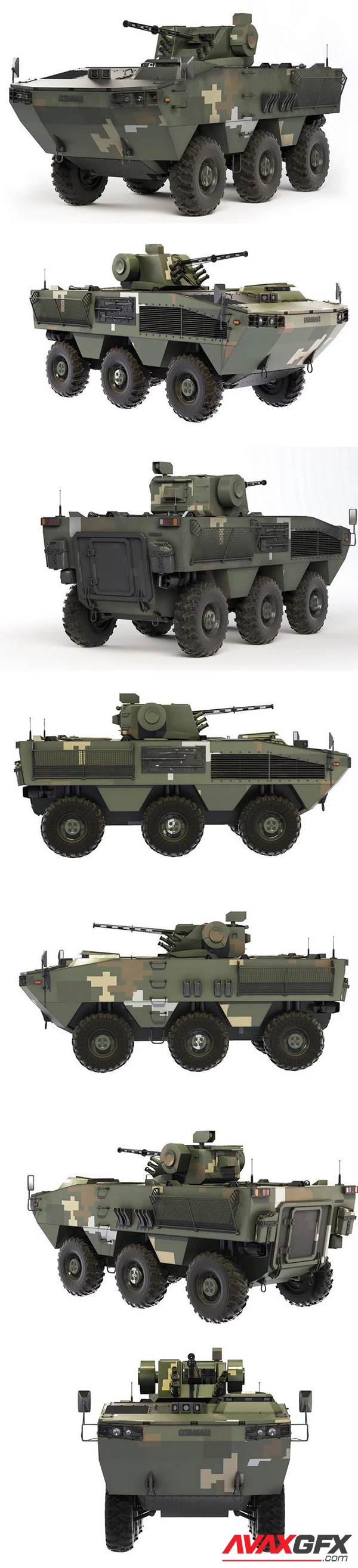 BTR Otaman-3 3D Model