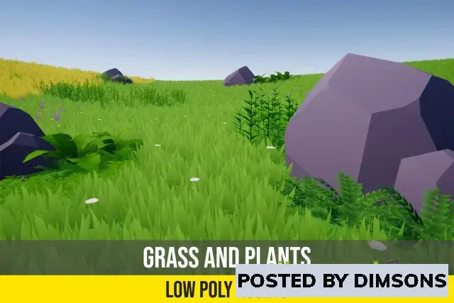 Unity 3D-Models Cartoon Grass and Plants v1.01