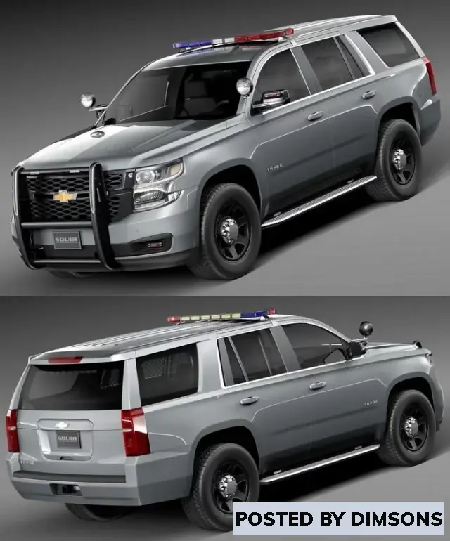 Vehicles, cars Chevrolet Tahoe PPV 2015 NYPD - 3D Model