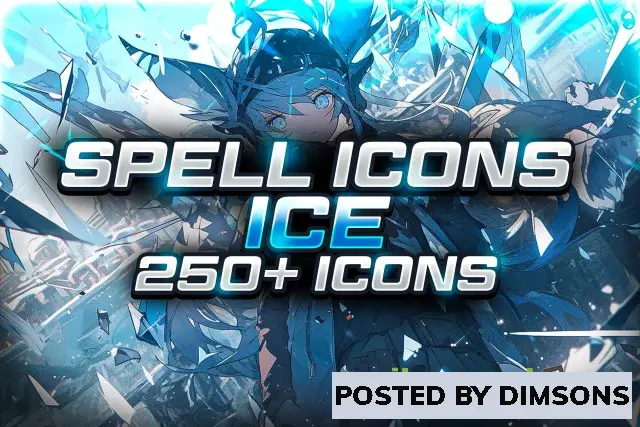 Unity 2D Cinematic Spell Icons - Ice v1.0