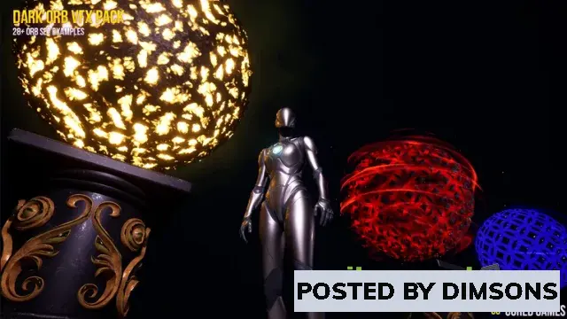 Unreal Engine Visual FX Dark Orb VFX Pack v5.0-5.3