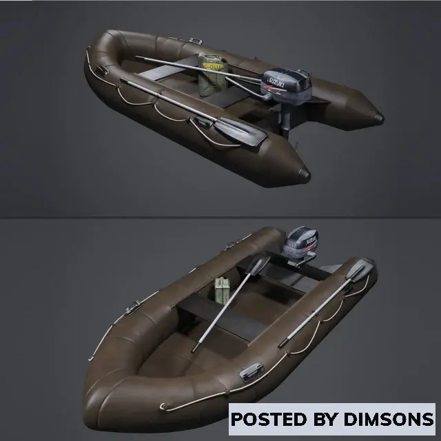 Watercraft Dinghy (dinghy) - 3D Model