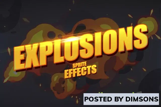 Unity 2D Explosions Sprite Effects Pack v1.0