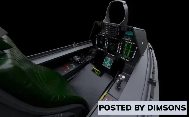 Aircraft F-22 COCKPIT - 3D Model