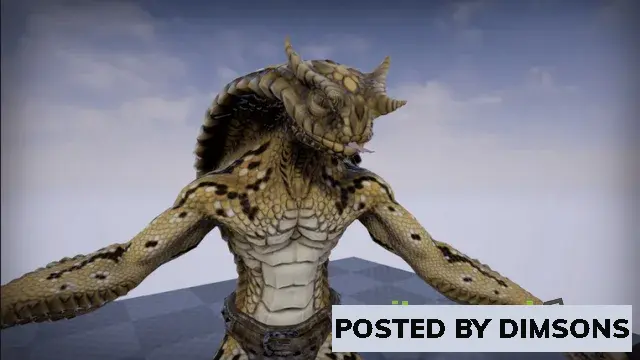 Unreal Engine Characters Fantasy Werecreatures: Weresnake v4.15-4.27, 5.0-5.3