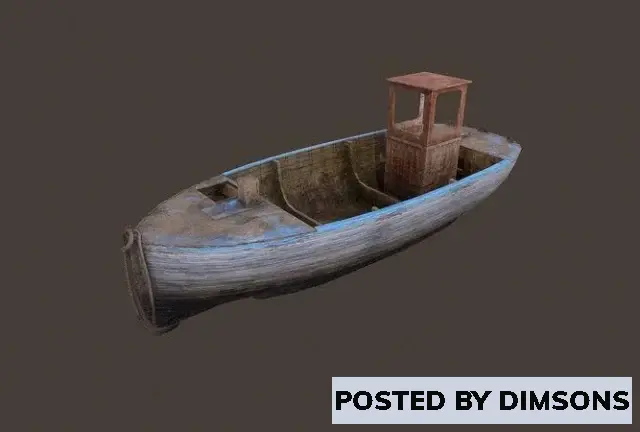 Watercraft Fishing Boat - 3D Model