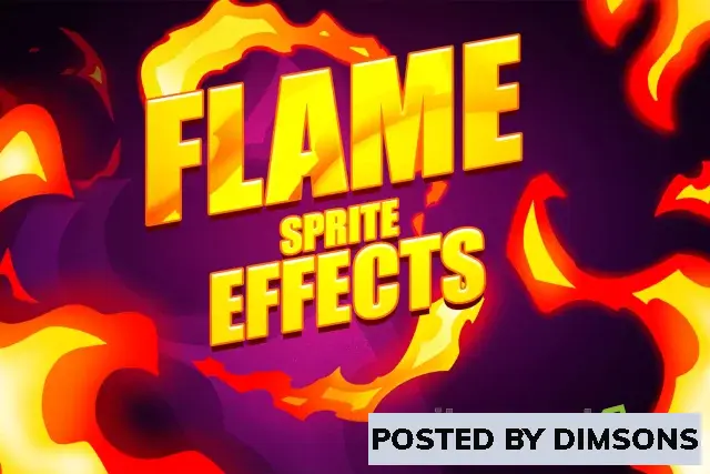 Unity 2D Flame sprite effects v1.0
