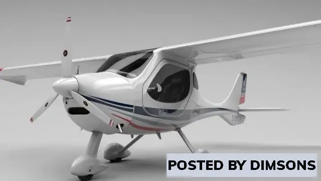Aircraft Flight Design CTLS high-wing - 3D Model