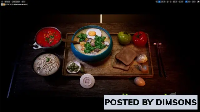 Unreal Engine Props Food Series - Chinese Breakfast v5.1-5.3