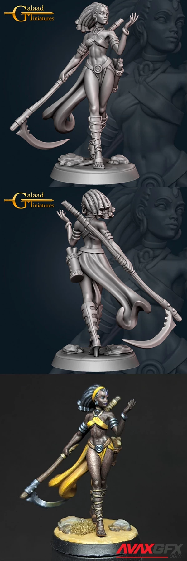 Galaad Miniatures – Nissa – 3D Print