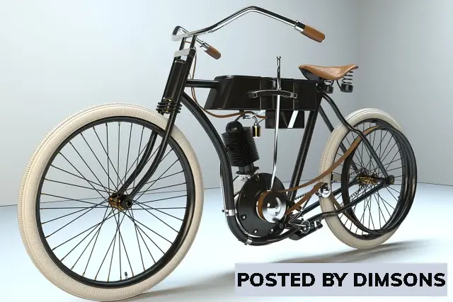 Bikes Harley Davidson 1908 - 3D Model