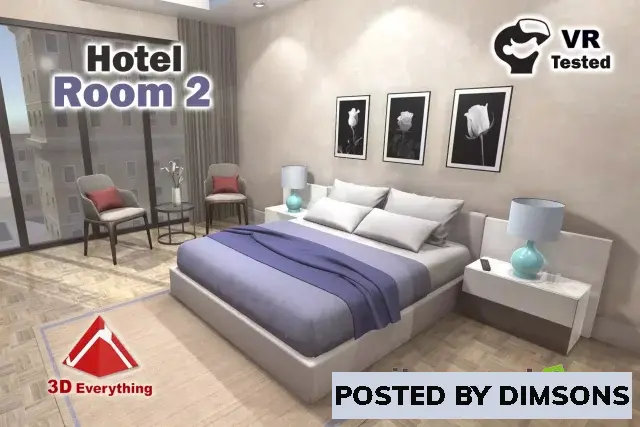 Unity 3D-Models Hotel Room 2 v1.2