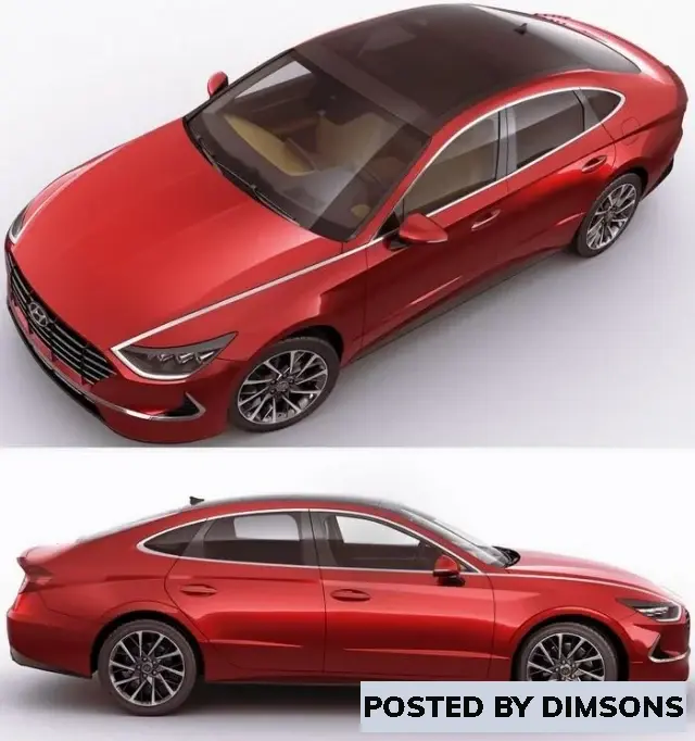 Vehicles, cars Hyundai Sonata 2020 - 3D Model