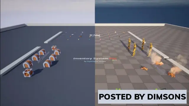 Unreal Engine Blueprints Inventory System Pro v4.27, 5.0-5.2