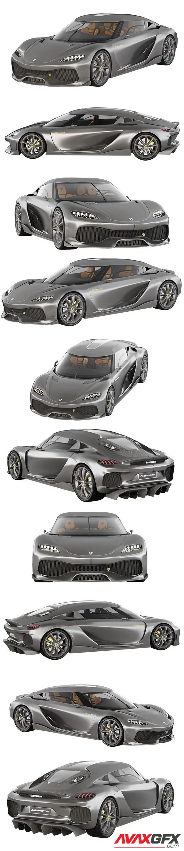 Koenigsegg Gemera 2021 3D Model