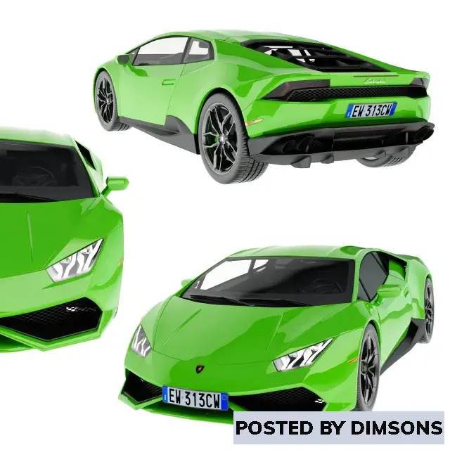 Vehicles, cars Lamborghini huracan - 3D Model