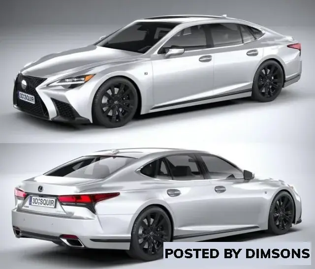 Vehicles, cars Lexus LS500h F Sport 2021 - 3D Model