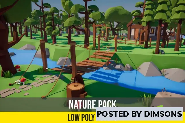 Unity 3D-Models Low-Poly Nature Pack v1.11