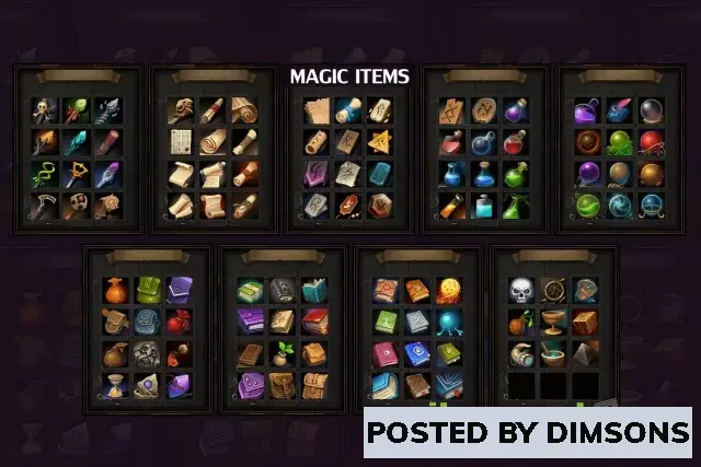 Unity 2D Magic Items v1.0