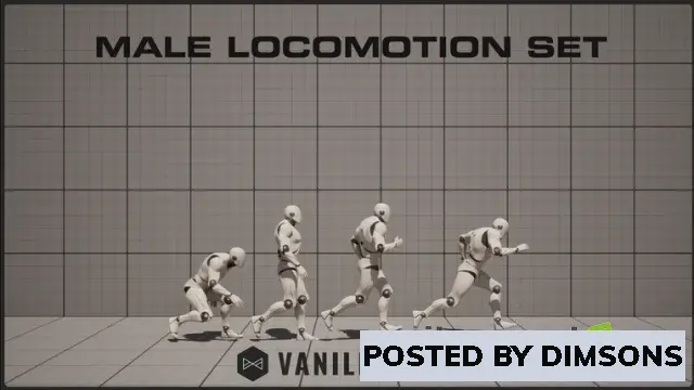 Unreal Engine Animations Male Locomotion Set v5.0-5.3