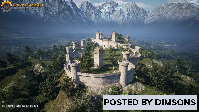 Unreal Engine Environments Medieval Castle Modular Vol 1 v5.1