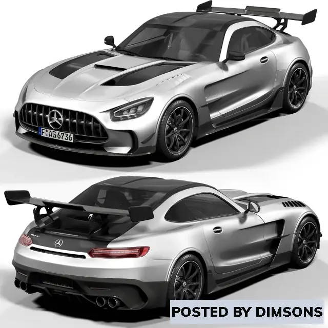 Vehicles, cars Mercedes Benz AMG GT - 3D Model