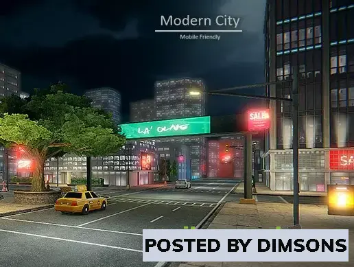 Unity 3D-Models Modern City Package